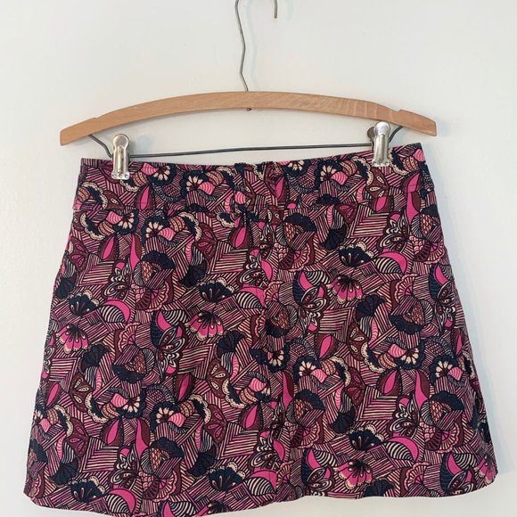 Zara Button Front Floral Mini Skirt Size M - Picture 3 of 3